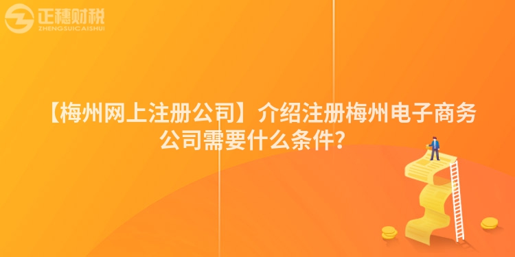 【梅州網(wǎng)上注冊(cè)公司】介紹注冊(cè)梅州電子商務(wù)公司需要什么條件？