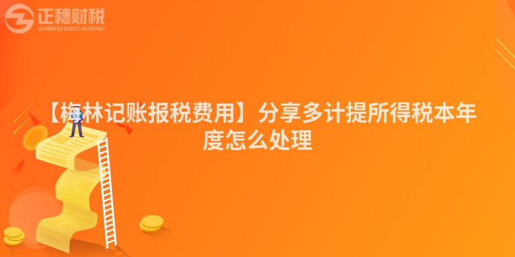 【梅林記賬報稅費用】分享多計提所得稅本年度怎么處理