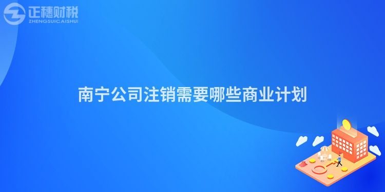 南寧公司注銷需要哪些商業(yè)計(jì)劃