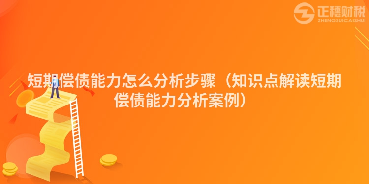 短期償債能力怎么分析步驟（知識(shí)點(diǎn)解讀短期償債能力分析案例）