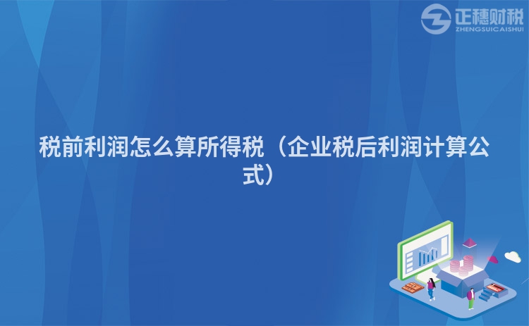 稅前利潤怎么算所得稅（企業(yè)稅后利潤計算公式）