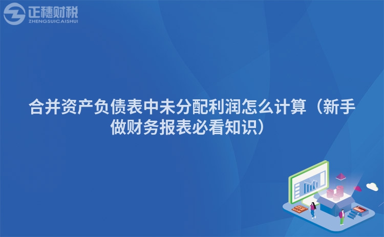 合并資產(chǎn)負(fù)債表中未分配利潤(rùn)怎么計(jì)算（新手做財(cái)務(wù)報(bào)表必看知識(shí)）