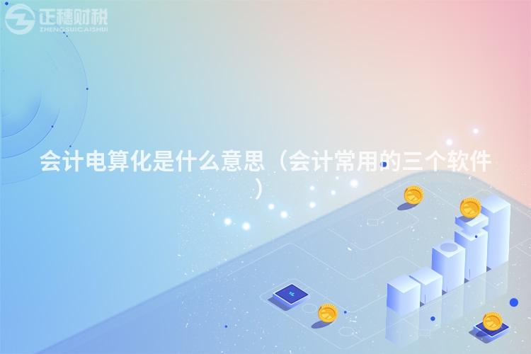 會(huì)計(jì)電算化是什么意思（會(huì)計(jì)常用的三個(gè)軟件）