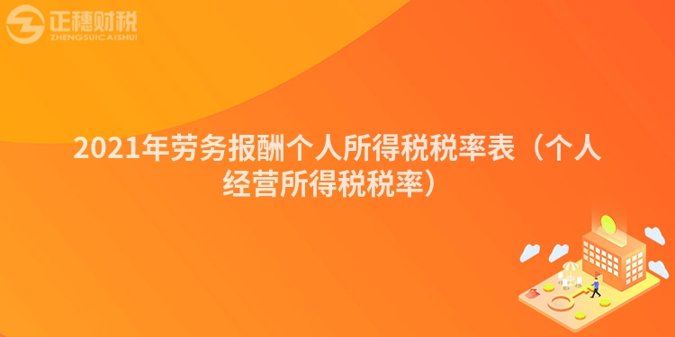 2023年勞務(wù)報(bào)酬個(gè)人所得稅稅率表（個(gè)人經(jīng)營(yíng)所得稅稅率）