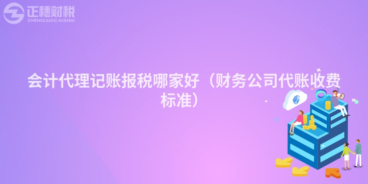 會計代理記賬報稅哪家好（財務(wù)公司代賬收費標準）